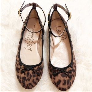 Libby Edelman Leopard Flats